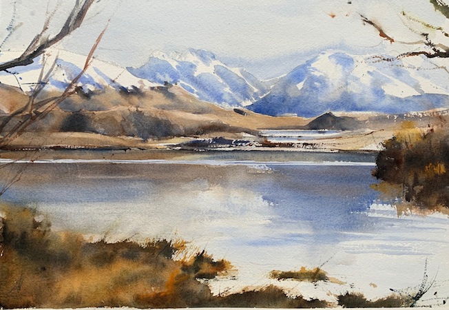 B Parsons| Lake Alexandrina II  |McAtamney Gallery and Design Store | Geraldine NZ